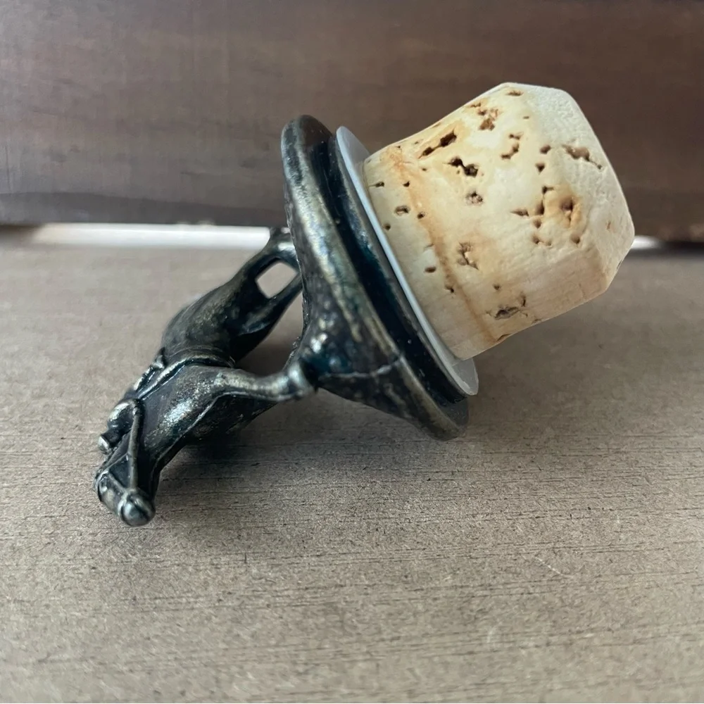 Blanton’s Bourbon Jockey Bottle Stopper LETTER A
